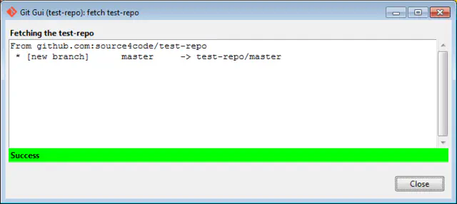 Git remote add github. Git gui.