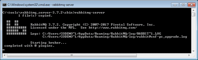 rabbitmq start